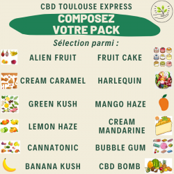 Pack CBD 3x3g Fleurs CBD...